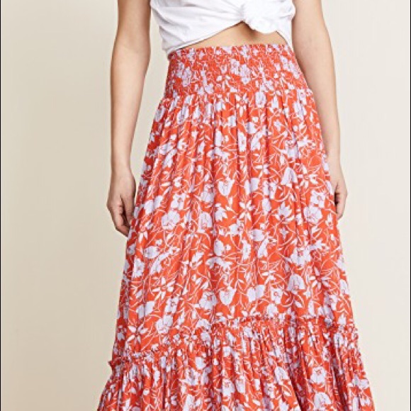 Free People Dresses & Skirts - Free People Way of the Wind Floral Midi Skirt, L